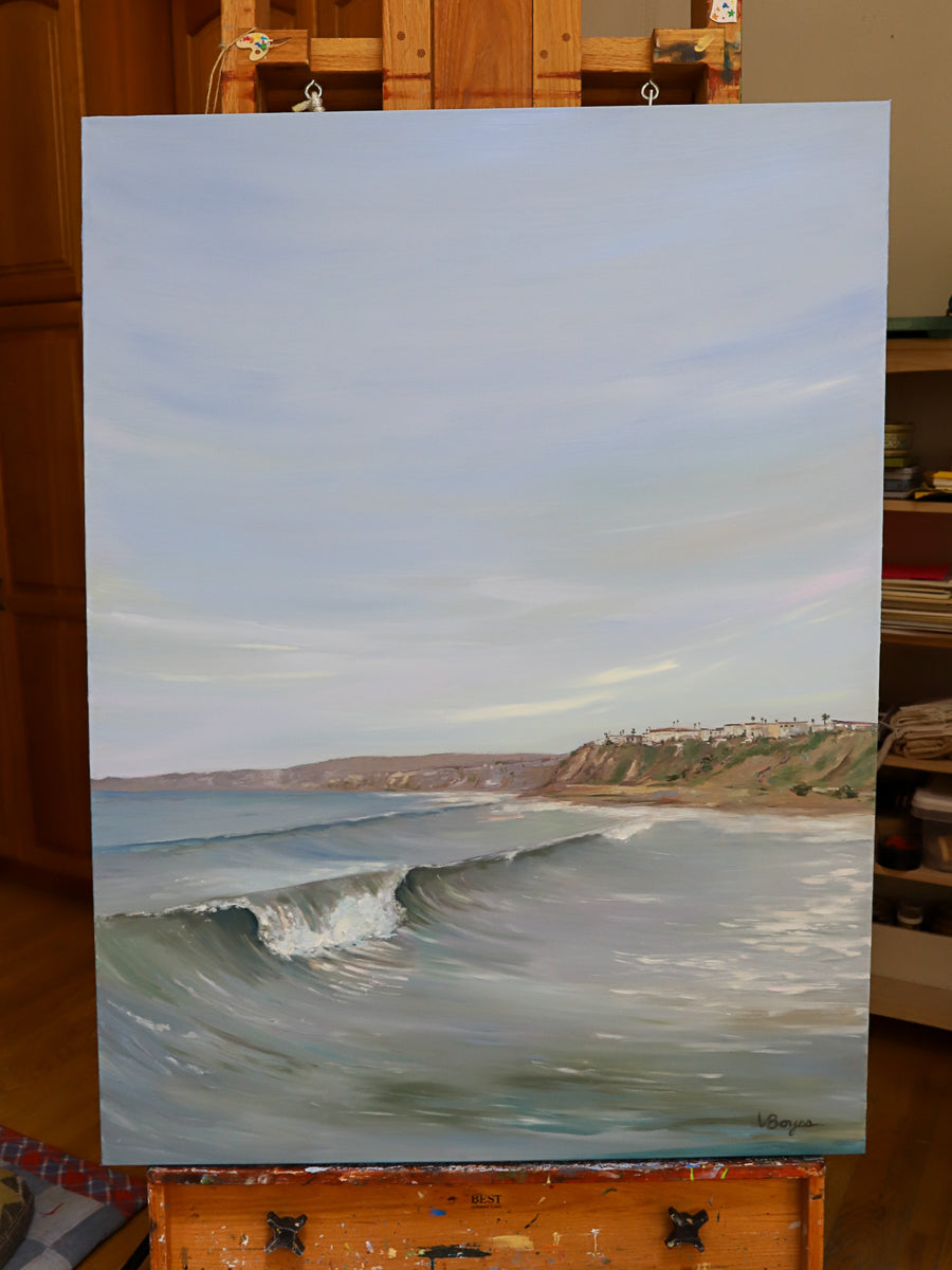 San Clemente Light – Original Oil Painting by Val Boyes