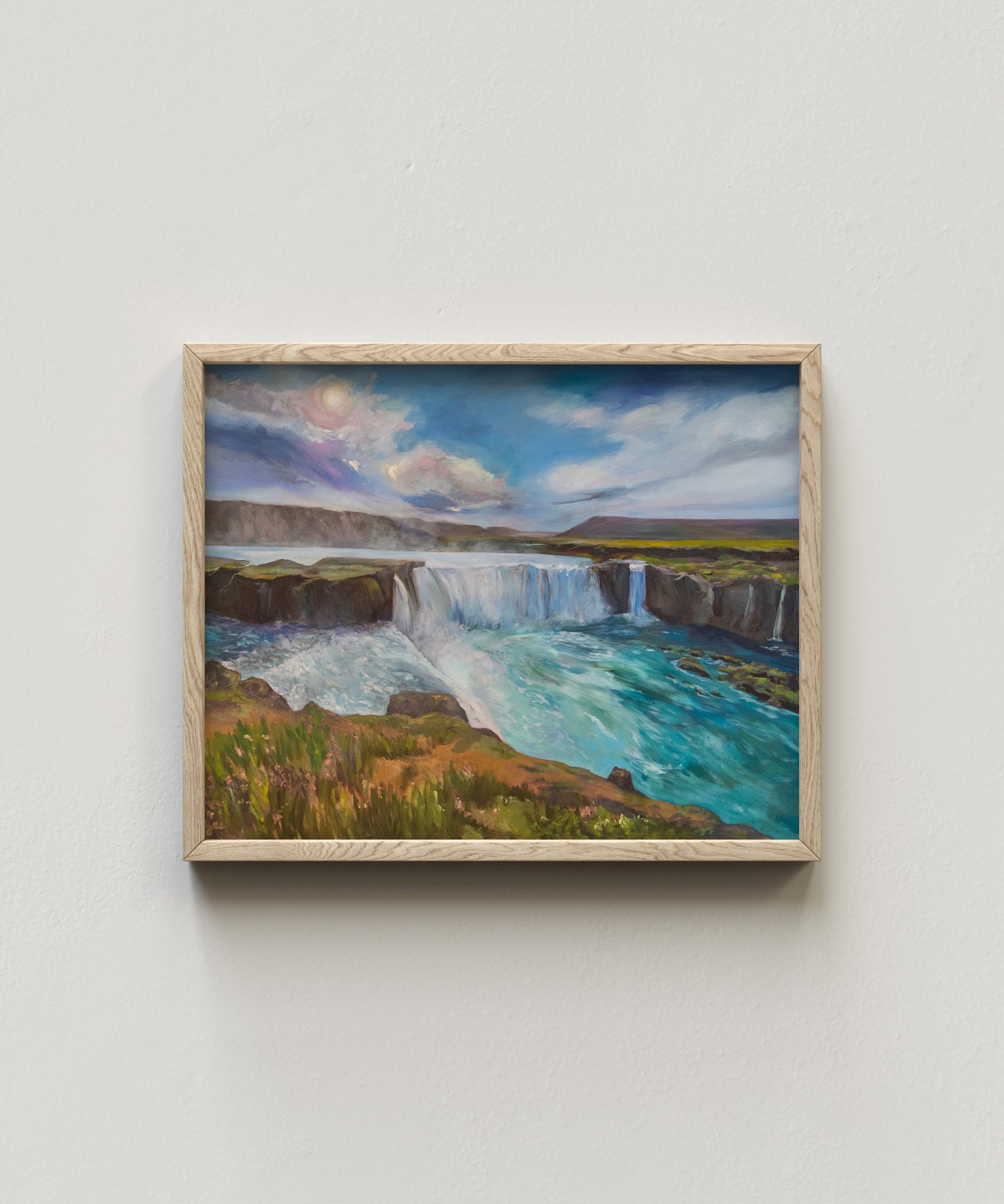 Solace at Godafoss PRINT