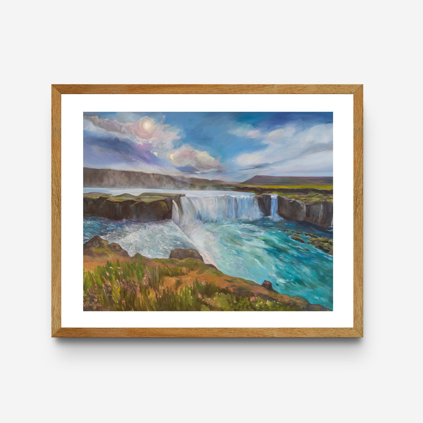 Solace at Godafoss PRINT