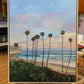 Pastel San Clemente Sunset – Original Oil Painting by Val Boyes